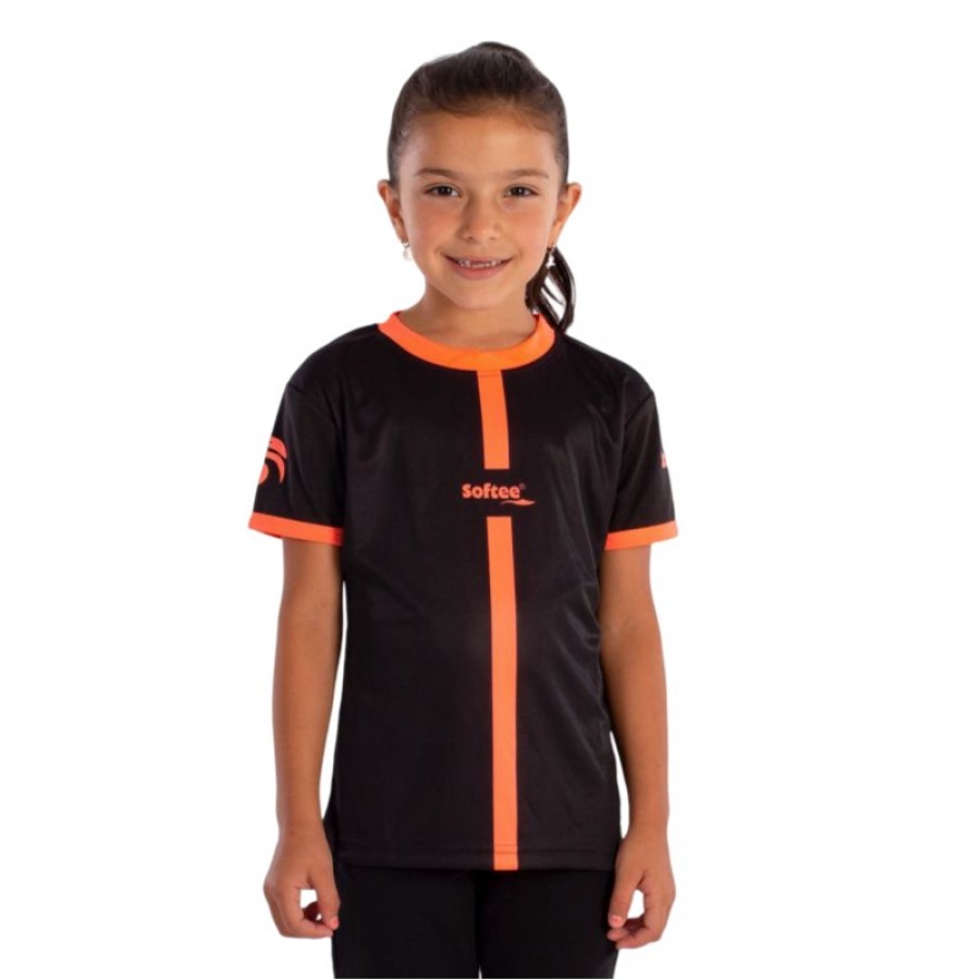 Softee Tipex Maglietta Nera Coral Flu Junior  Offerta + Economico