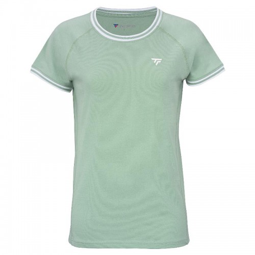 Camiseta Tecnifibre Team Stretch Verde Mujer