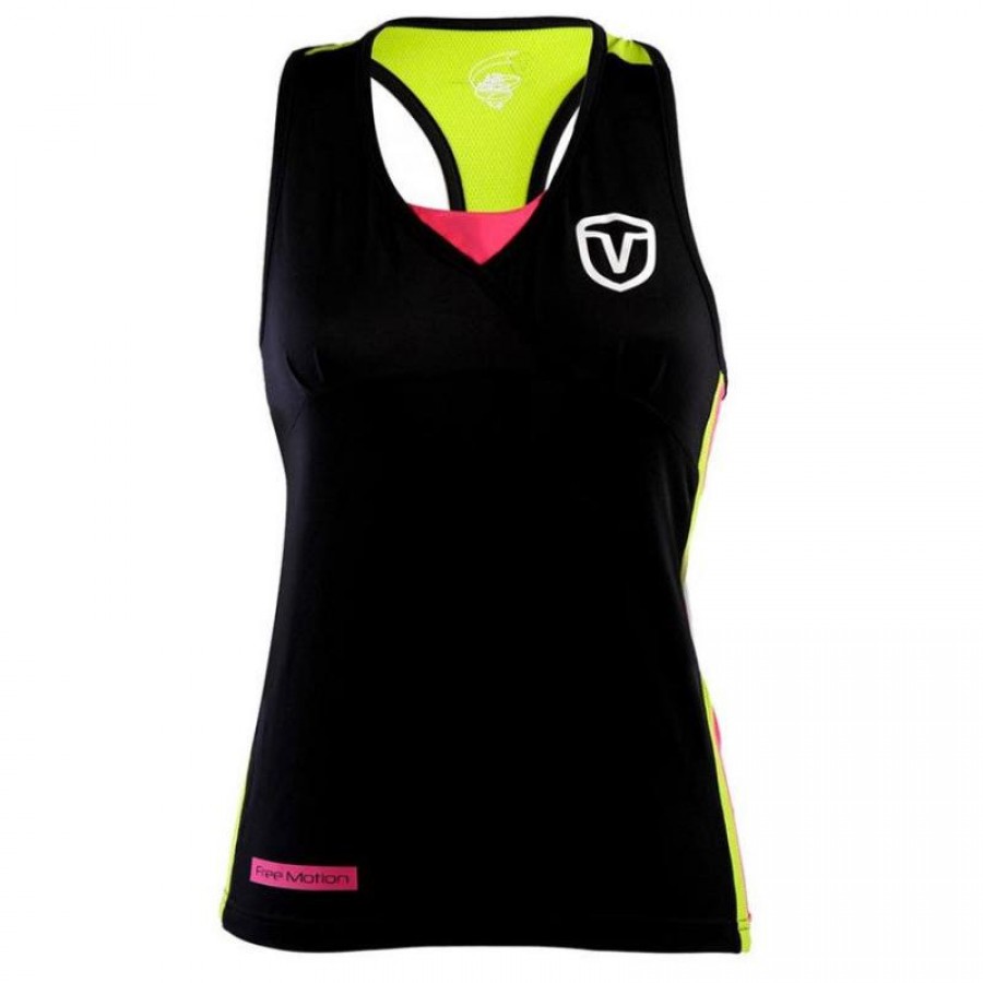 Vairo Columns Maglietta da donna nera
