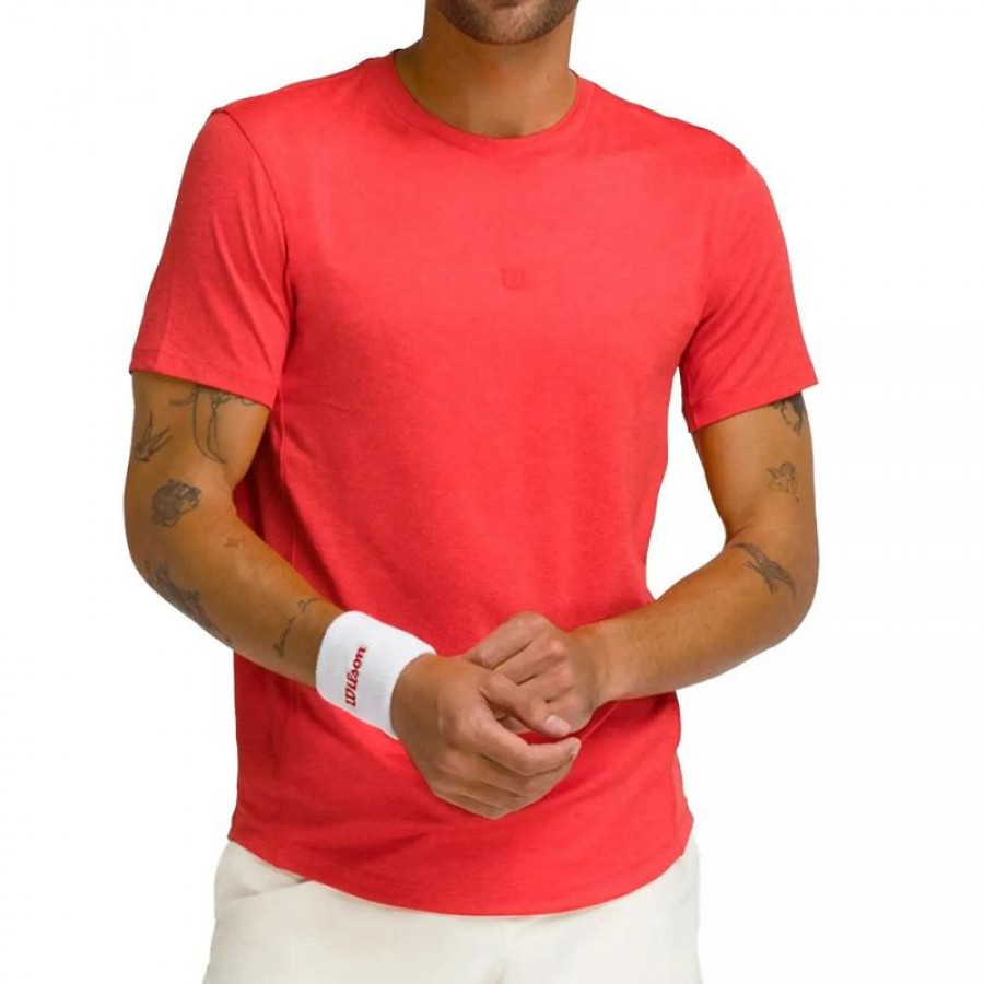 Camiseta Wilson Performance Quotidiana Rojo