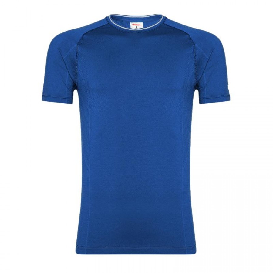 Maglietta Camiseta Wilson Team Seamless Azul Royal  Offerta + Economico