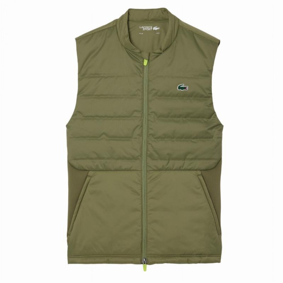 Chaleco Lacoste Sport Verde Piede  Offerta + Economico