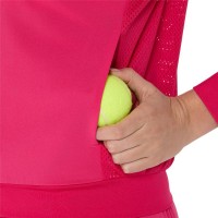 Giacca Asics Match Donna Rosa Brillante