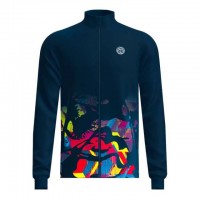 Chaqueta Bidi Badu Wild Arts Stampato Azul Oscuro Rojo Mix  Offerta + Economico