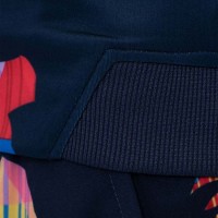 Chaqueta Bidi Badu Wild Arts Stampato Azul Oscuro Rojo Mix  Offerta + Economico