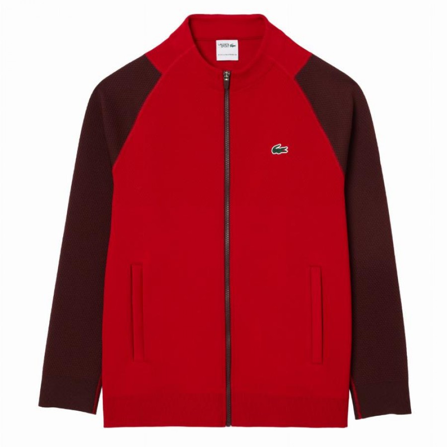 Lacoste Novak Djokovic Giacca Bordeaux  Offerta + Economico