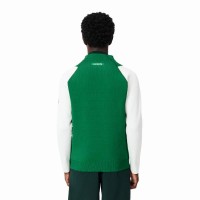 Giacca Lacoste Novak Djokovic Verde Bianco