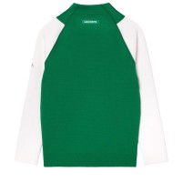 Giacca Lacoste Novak Djokovic Verde Bianco