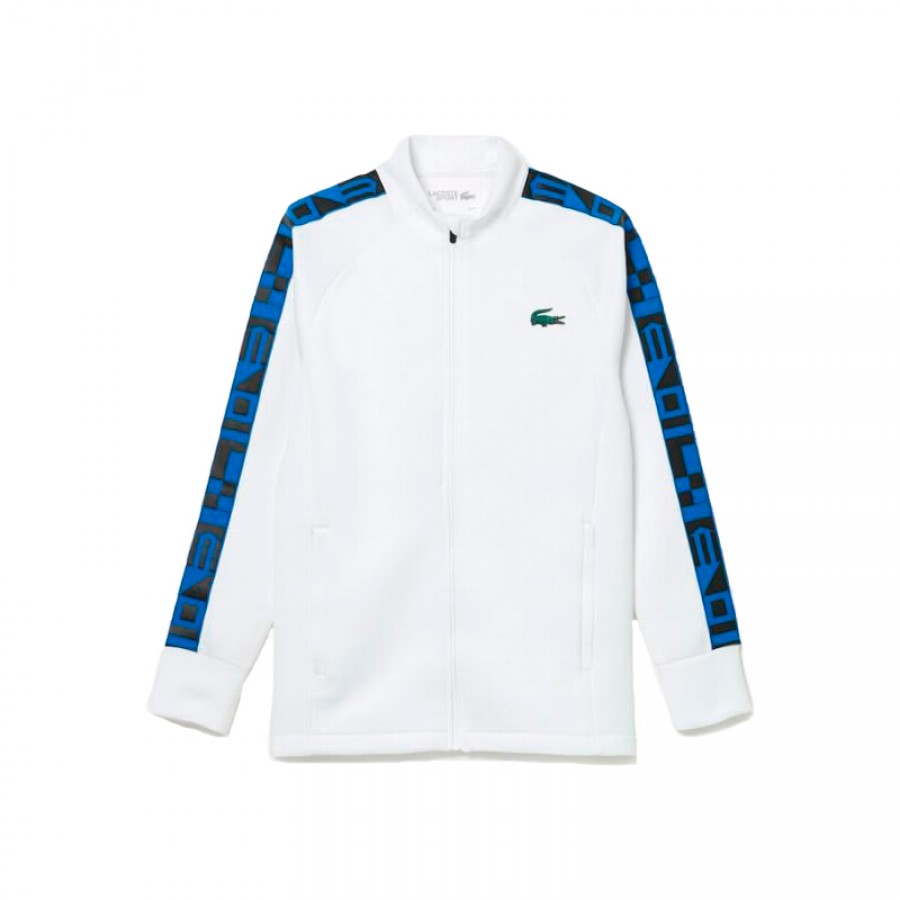 Giacca sportiva Lacoste bianca  Offerta + Economico