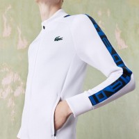 Giacca sportiva Lacoste bianca  Offerta + Economico