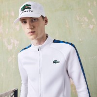Giacca sportiva Lacoste bianca  Offerta + Economico