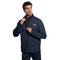 Giacca bianca blu navy del team Nox