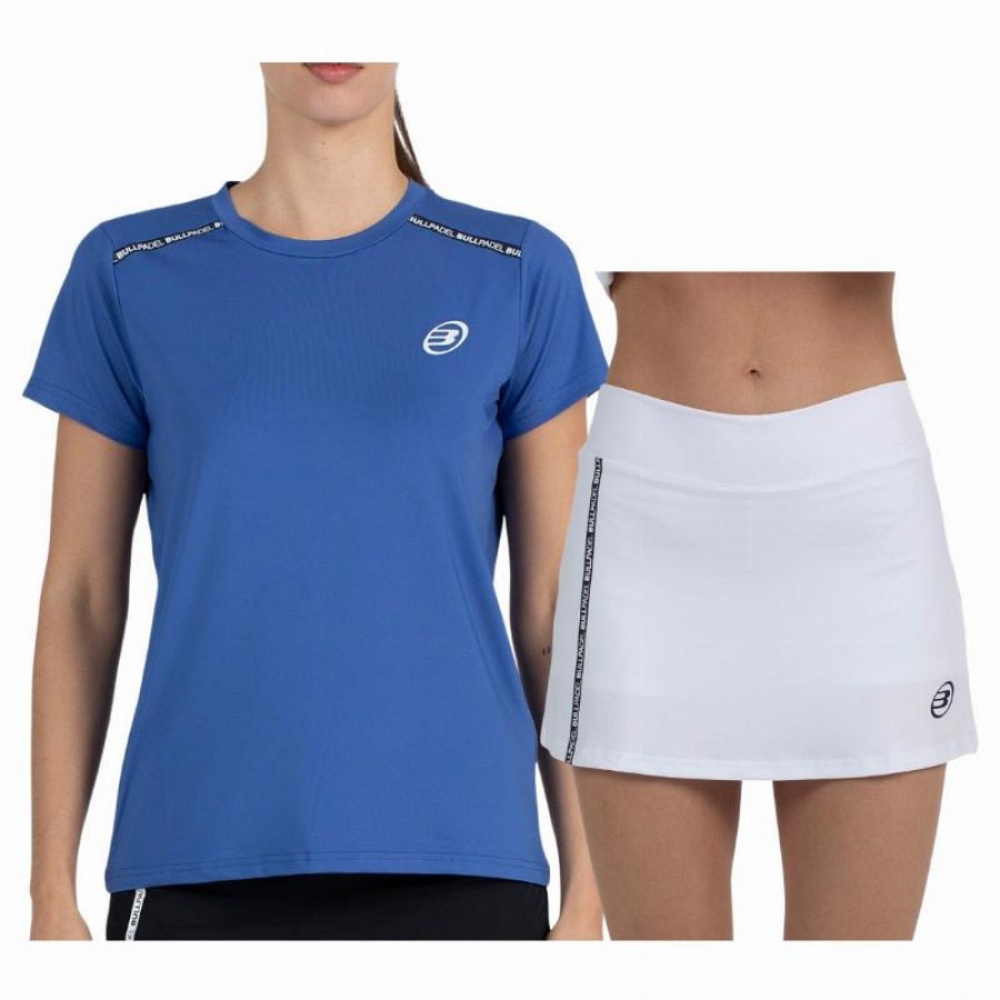 Set Bullpadel Adventure W Performance Blu Bianco