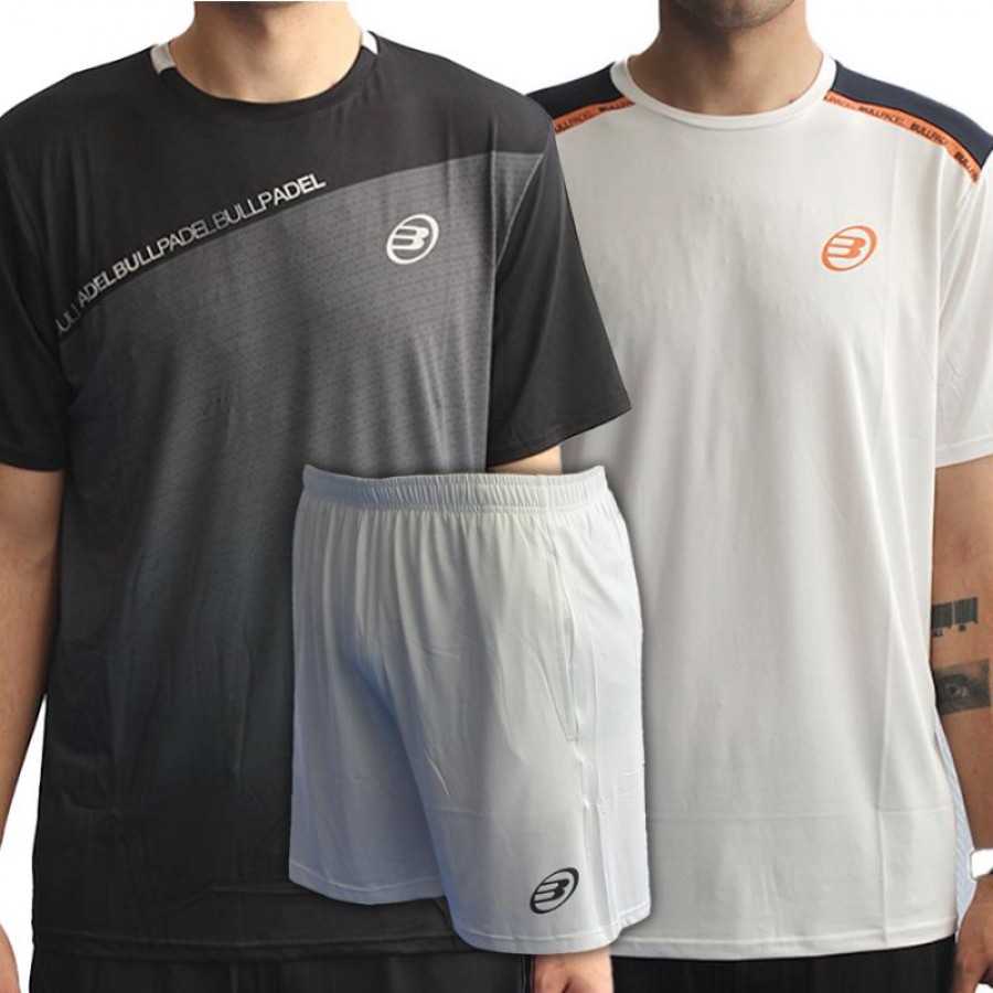 Bullpadel Summit Adventure Nero Set x3