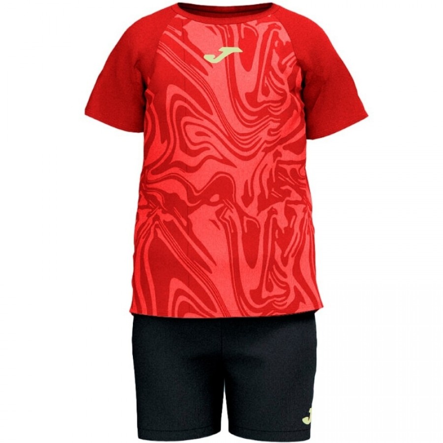 Joma Camp Corallo Nero Junior Set