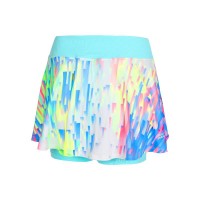 Falda Bidi Badu Melbourne Stampato Ondulato Aqua Mix Junior  Offerta + Economico