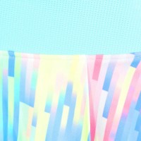 Falda Bidi Badu Melbourne Stampato Ondulato Aqua Mix Junior  Offerta + Economico
