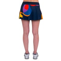 Bidi Badu Twiggy Gonna Ondulata Mista Blu Scuro Stampata  Offerta + Economico