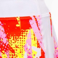 Falda Bidi Badu Wild Arts Stampato Ondulato Blanco Mix  Offerta + Economico