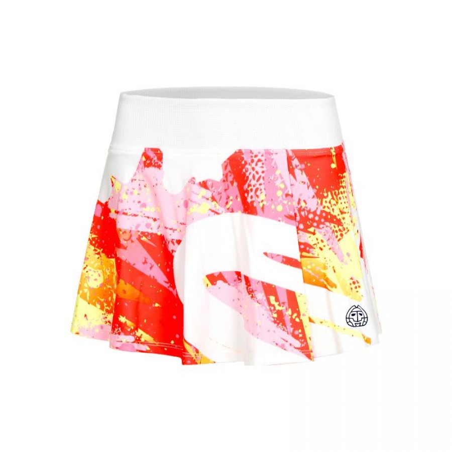 Falda Bidi Badu Wild Arts Stampato Ondulato Blanco Mix Junior  Offerta + Economico