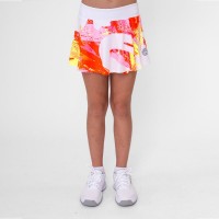 Falda Bidi Badu Wild Arts Stampato Ondulato Blanco Mix Junior  Offerta + Economico