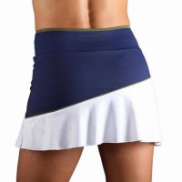 Falda Curva Infinita Azul Marino