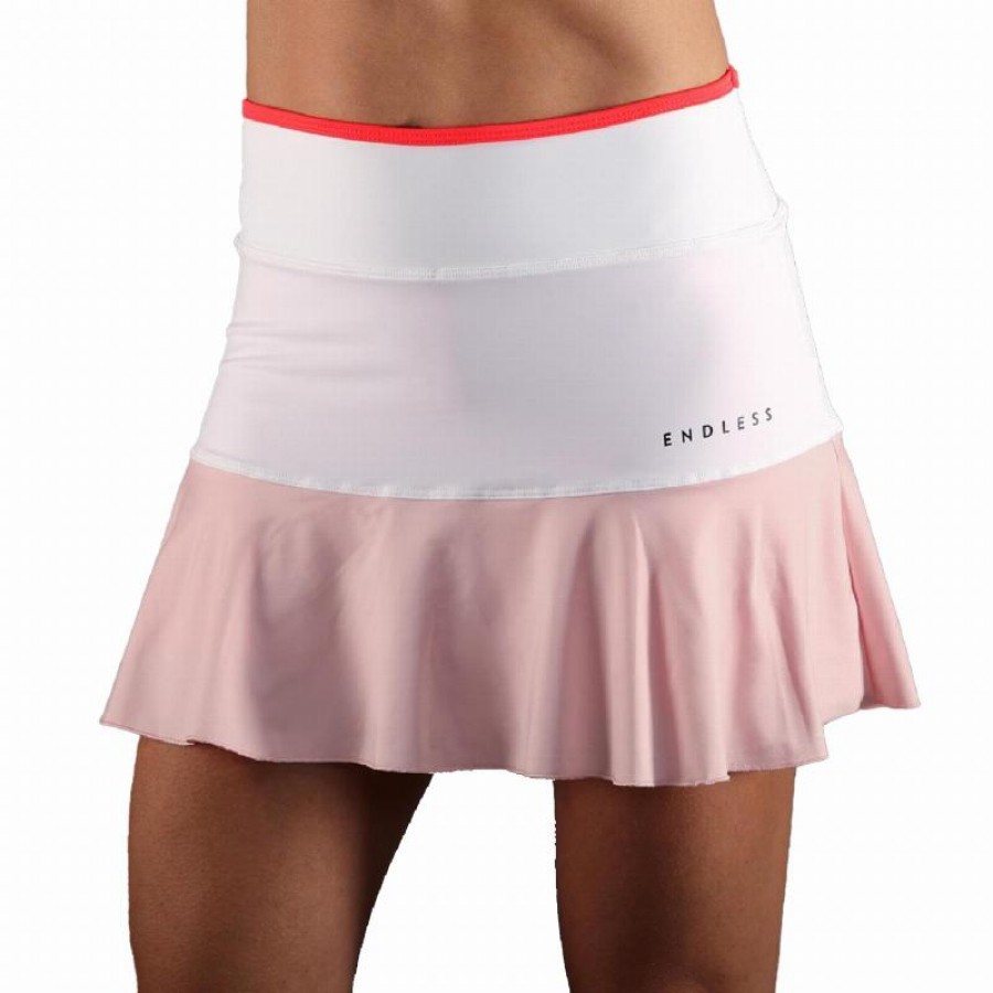 Falda Pizzo Senza Fine Rosa Cristal  Offerta + Economico