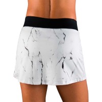 Falda Endless Minimal Stampa Marmon Blanco