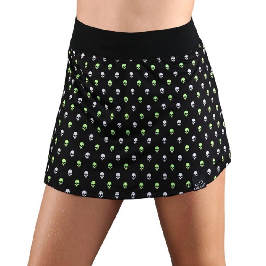 Falda Endless Teschi Stampa Minimal Verde Junior  Offerta + Economico