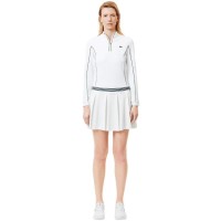 Lacoste Pique Bianco Verde Gonna  Offerta + Economico
