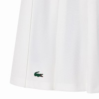 Lacoste Pique Bianco Verde Gonna  Offerta + Economico