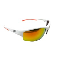 Addictive Stepback Glasses Bianco Arancio PADELPOINT Addictive Stepback Glasses Bianco Arancio