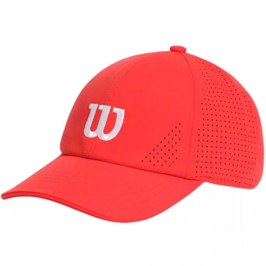 Gorra Wilson Active Rojo Perforato  Offerta + Economico