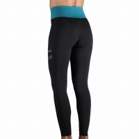 Endless Cross Pocket Leggings Petrolio Nero  Offerta + Economico