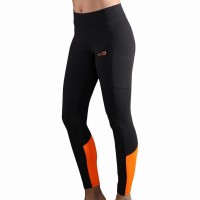Leggings Endless Lift Nero Arancio  Offerta + Economico