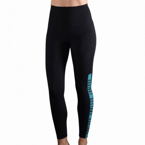 Endless Syncro Leggings Petrolio Nero