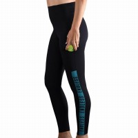 Endless Syncro Leggings Petrolio Nero  Offerta + Economico