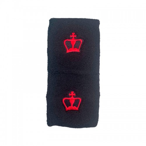 Braccialetti neri neri con corona nera 2 unita