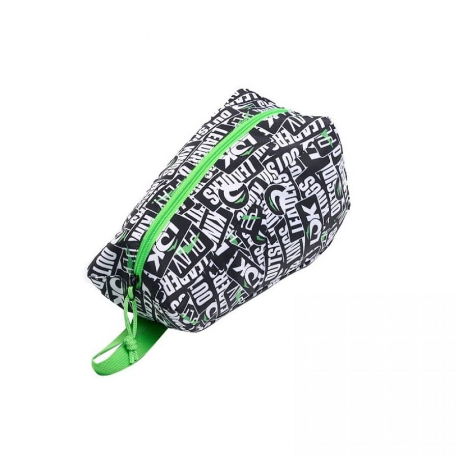 Lok DNA Borsa da toilette nera grigio scuro lime  Offerta + Economico