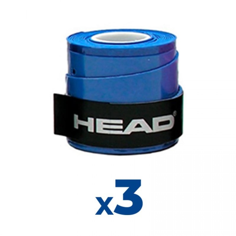 Overgrips Head Xtreme Soft Blue 3 Unità