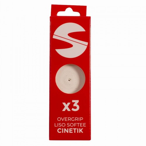 Softee Cinetik Smooth White Overgrips 3 unità