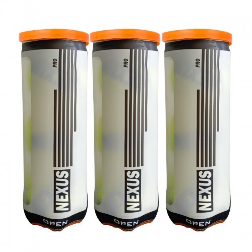 Confezione da 3 botes de Pelotas Nexus Open