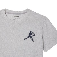 Pack Lacoste Novak Djokovic T-Shirt Cappellino Grigio e Bianco