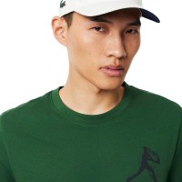 Pack Lacoste Novak Djokovic T-Shirt Cappellino Verde e Bianco