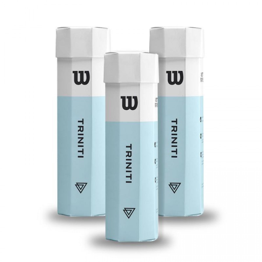 Confezione da 3 Barchette da 4 Pallini Wilson Triniti  Offerta + Economico