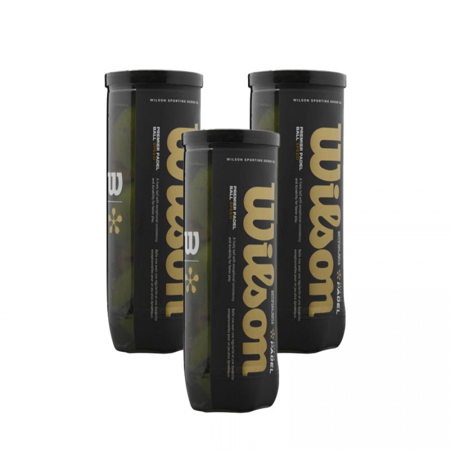 Confezione da 3 flaconi di palline Wilson Padel Premier Speed  Offerta + Economico