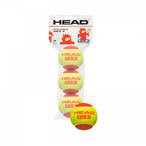 Pack de 3 Pelotas Head T.I.P. Rosso