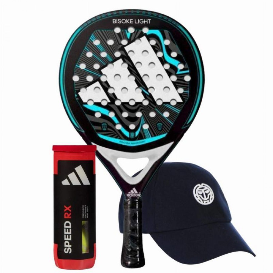 Pack Racchetta Adidas Bisoke Light 2024 con Cappellino e Palline  Offerta + Economico