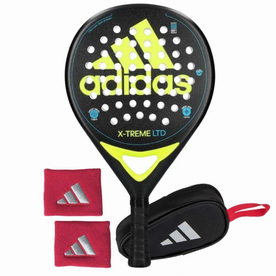 Pack Racchetta Adidas X-Treme Lime Black con portamonete e borse da polso   Offerta + Economico