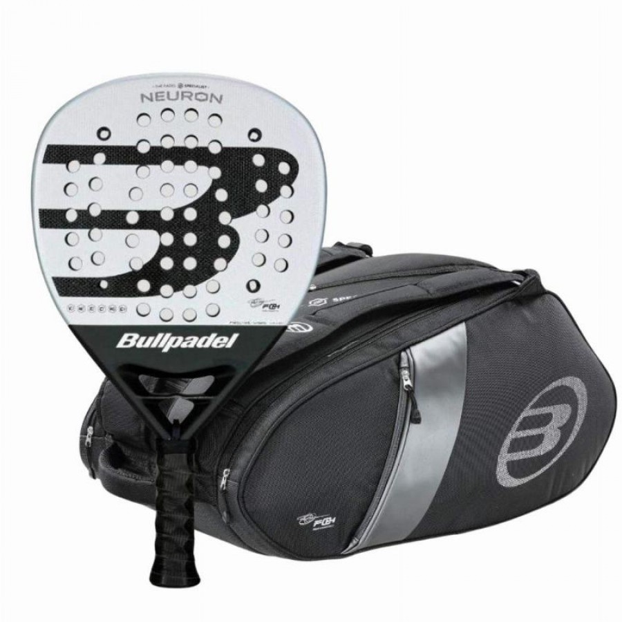 Impacchia la racchetta Bullpadel Chingotto Neuron 2025 con la borsa per racchetta Padel